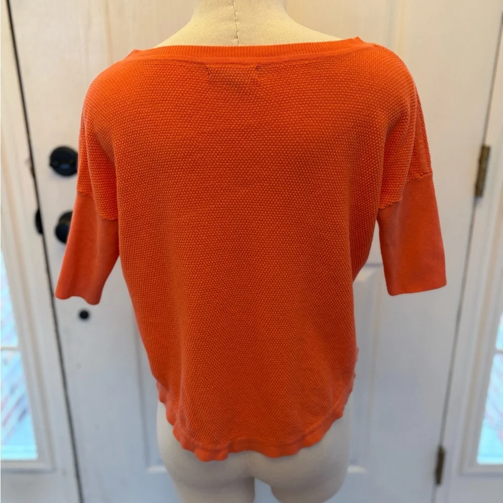 Banana Republic peachy orange sweater size S Women’s - Picture 2 of 11